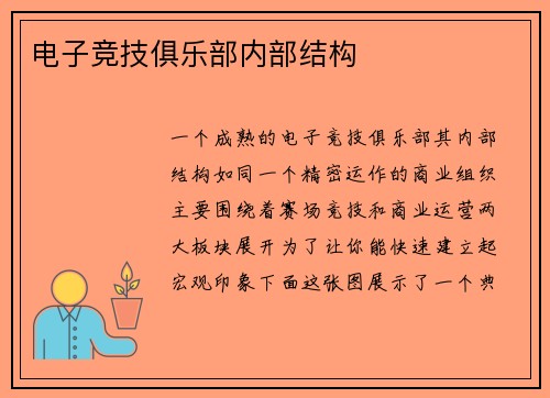 电子竞技俱乐部内部结构